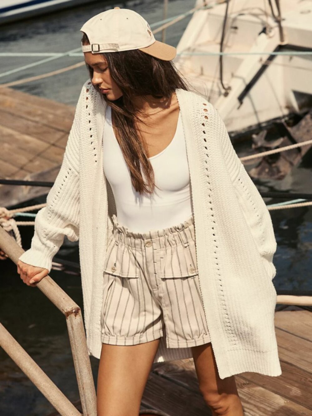 Free People Nightingale Cardigan Small White